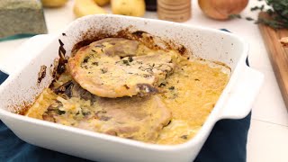 Recette  Côtes de porc au four [upl. by Eirena465]