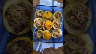 Stuffed Patty Pan Squash Recipe [upl. by Ytinirt]