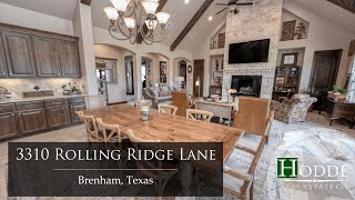 Outdoor Entertaining at its finest Brenham Texas  Hodde Real Estate Co [upl. by Enyalahs]