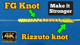 Fishing knot  Fg knot lock with Rizzuto knot  Flouro carbon to braid line [upl. by Adur]