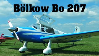 Bölkow Bo 207  Airshow Breclav 2023  4K [upl. by Jany779]