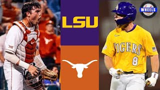 1 LSU vs Texas Highlights Great Game  2023 College Baseball Highlights [upl. by Peterman]