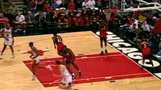 NBA Greatest Trios Jordan Pippen amp Rodman vs Hawks 1995 [upl. by Ellered]