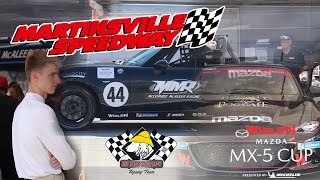 Bobby Gossett takes on Martinsville speedway with the Mazdas [upl. by Braeunig]