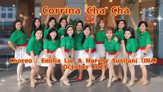 Corrina Cha Cha  Choreo  Emilia Lie amp Marchy Susilani INA  October 2024 [upl. by Niotna]