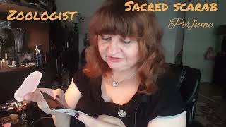 ОБЗОР АРОМАТА ЗООЛОГИСТ SACRED SCARAB ZOOLOGIST zoologist  perfumes ароматы духи парфюмы [upl. by Gnof]