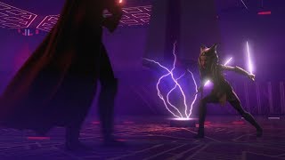 Darth Vader Vs Ahsoka  Full Duel Twilight Of The Apprentice  A World Between Worlds [upl. by Aitram188]