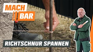 Richtschnur spannen  OBI [upl. by Inasah]