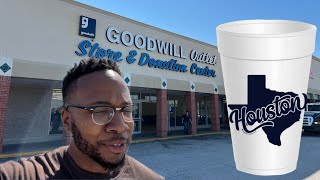 Goodwill Bins Outlet Thrift Store Southeast Houston Texas [upl. by Hgielyak300]