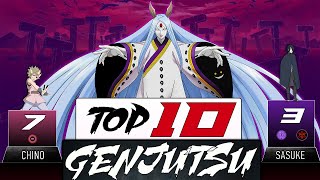 TOP 10 GENJUTSU USERS  AnimeScale [upl. by Weiss]