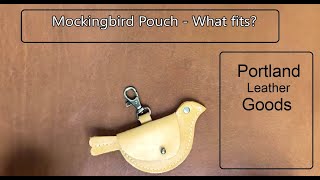 Portland Leather Goods Mockingbird Pouch  What fits  ASMR [upl. by Notniv]