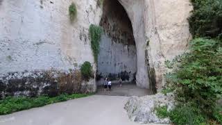 Ear of Dionysius cave amazing acoustics with choir singing [upl. by Swanson]