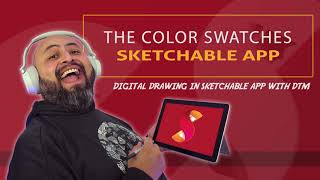 Using the Color Swatches in Sketchable App [upl. by Animrac]