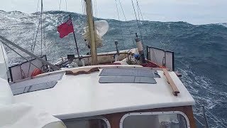 Ep009 Stormy Sailing in the Mediterranean Big Seas amp Gale Force Winds [upl. by Seigel]