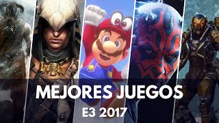 Los MEJORES JUEGOS del E3 2017 ¡lo que está por llegar [upl. by Levine]