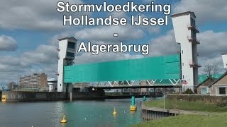 Stormvloedkering Hollandse IJssel  Algerabrug [upl. by Nofets]