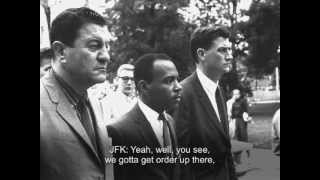 Listening In JFK on Integration in University of Mississippi September 30 1962 [upl. by Yanaton]