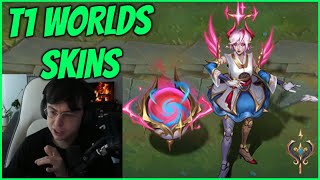 Caedrel Reacts To T1s Worlds 2023 Skins amp More LEC Finals Aftermath [upl. by Niwroc]