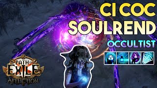 323 CoC Soulrend of Reaping Build  Occultist  Affliction  Path of Exile 323 [upl. by Ojimmas589]