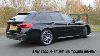 BMW 520d M Sport G31 2017 Touring Review [upl. by Connie]