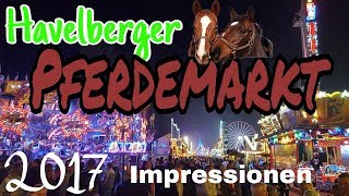 Pferdemarkt Havelberg 2017  Fahrgeschäfte amp Impressionen [upl. by Eonak]