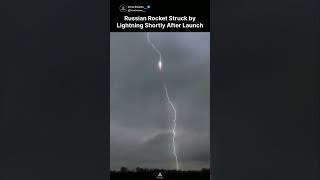 😱In May 2019 a Soyuz rocket launched from Russia’s Plesetsk Cosmodrome was hit by lightning reels [upl. by Aihsela]