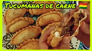 COMO PREPARAR TUCUMANAS DE CARNE BOLIVIANAS 🇧🇴 [upl. by Jenine54]