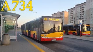 131 🚍 Solaris Urbino 18 III A734 ♪ Most ♪  Mobilis Mościska linia 186 [upl. by Hesky757]