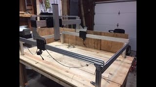 Building an Aluminum Extrusion CNC Frame [upl. by Rosenberg]