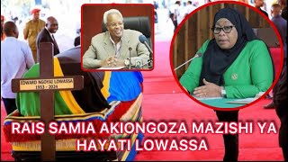 RAIS SAMIA AKIONGOZA MAZISHI YA LOWASSA NYUMBANI KWAO MONDULI [upl. by Valsimot885]