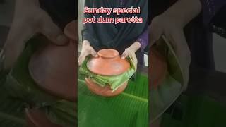 Pot dum parotta Sunday special 😋🤤shorts shortsfeed ytshortsfamilycomedy 🙏 [upl. by Nilerual]