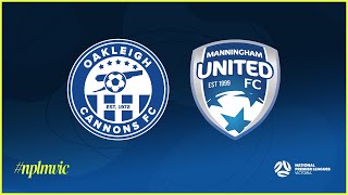 2024 NPLMVIC Round 1 Oakleigh Cannons FC v Manningham United Blues FC [upl. by Sapers]