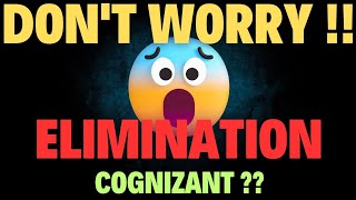 Cognizant Eliminations Dont Worry   Cognizant Technical Assessment [upl. by Neelehtak]