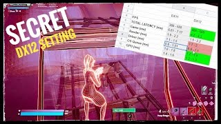 DX11 vs DX12 Fortnite Setting Explained  BEST FPS amp INPUT LAG [upl. by Libbna]