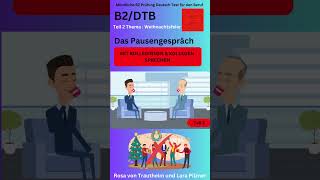 B2 Mündliche Prüfung Teil 2 Mit Kolleginnen und Kollegen sprechen germanlevelb2 deutschberuf telc [upl. by Wexler]