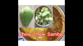 சௌ சௌ சாம்பார் I Sambar recipe In Tamil  Chow Chow Sambar  Pavi amp Nish [upl. by Snebur]