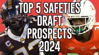 Top 5 Safeties in 2024 NFL Draft Tyler Nubin Kamren Kinchens amp More [upl. by Ajiat]