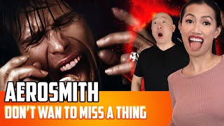 Aerosmith  I Dont Want To Miss A Thing Reaction  This Song Was HUGE [upl. by Airdnax591]