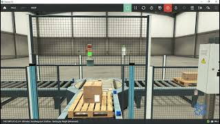 Sorting by Height Factory IO with WinSPSS7  PLC Programming [upl. by Erait361]