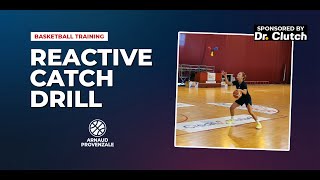 REACTIVE CATCH DRILL  Exercice Entraînement Basket [upl. by Gerome]