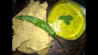 Fafda ki kadhi recipe ll Gujarati Fafda chutney recipe in hindi ll besan chutney [upl. by Weitman]