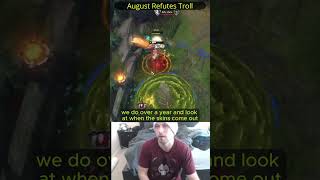 August Refutes Troll [upl. by Acirtap]