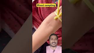 Blood Sample  Taking Blood collection  shorts shortsviral viralvideo [upl. by Cherie]