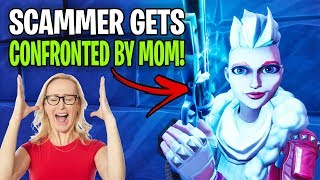 Rich Scammers Mom Came On The Mic Scammer Get Scammed Fortnite Save The World [upl. by Aldwin80]