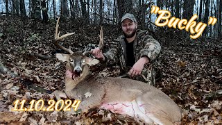 BIG 9pt Maryland Whitetail BUCK DOWN  Hunting the Rut  Whitetail Deer Hunting [upl. by Anneliese108]