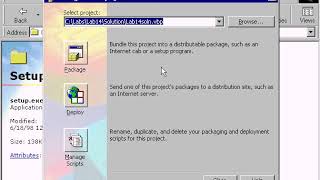 VB6 Package and Deployment Wizard Lab [upl. by Anafetse]