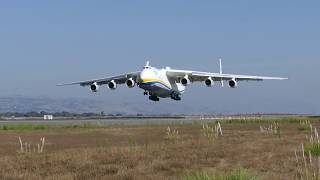 AN225 Landing Oakland Intl Airport [upl. by Tillo366]