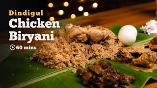 Traditional and Authentic Dindigul Chicken Biryani Recipe  Cookd [upl. by Heda576]