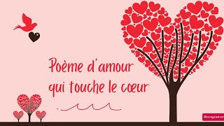 Poème damour Très touchant pour ton amour [upl. by Sasnett]