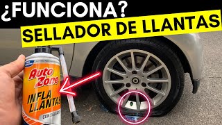 REPARAR LLANTA SIN QUITARLA ¿Funciona  Velocidad Total [upl. by Althee]